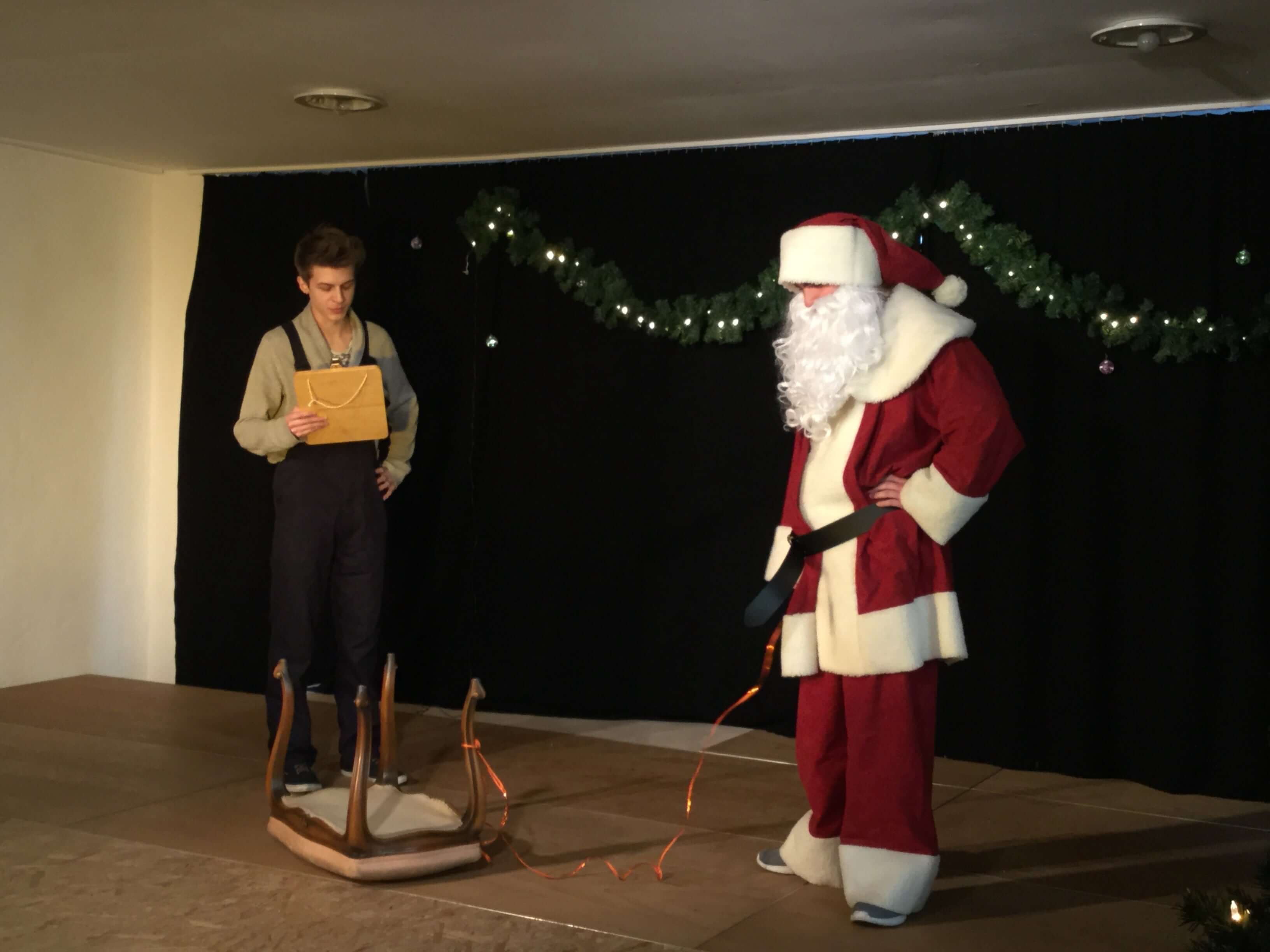 "Weihnachtssketch" Weihnachtsfeier BellAcademia Schauspielschule Köln